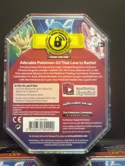 3 Tin Set Sylveon, Glaceon, Leafeon GX Fall Celebration Sealed Pokemon TCG 2018 - Image 3