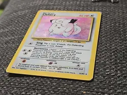 Pokemon TCG Clefairy Base Set 5/102 Holo Unlimited Holo Rare - Image 4