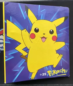 Pokemon TCG Vintage Pikachu 2 Ring Binder Year 2000 Used. - Image 1
