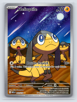 Pokemon Helioptile 143 Illustration Rare Mega Evolution - Image 1