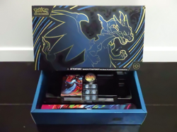 Coffret Pokemon - Mega-Dracaufeu X ex UPC avec tapis, etui pour deck, piece, des - Image 1