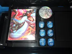 Coffret Pokemon - Mega-Dracaufeu X ex UPC avec tapis, etui pour deck, piece, des - Image 4