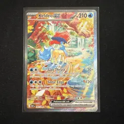 Pokemon White Flare Keldeo ex Special Illustration Rare SIR 167/086 English NM - Image 1