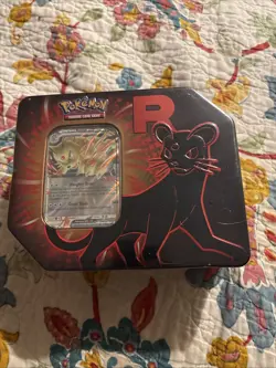 Pokemon TCG Team Rocket PERSIAN Tin NEW & Factory Sealed - Image 1