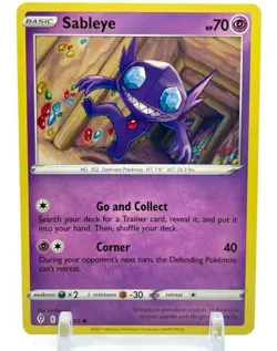 Pokemon Sword & Shield EVOLVING SKIES 067/203 Sableye 4X Mint/NM TCG Playset X4 - Image 2