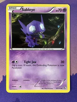 Sableye 61/113 Regular BW Legendary Treasures Uncommon Pokemon TCG - Image 1
