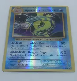 Pokemon TCG GYARADOS XY Evolutions 34/108 Reverse Holo Rare NM - Image 3