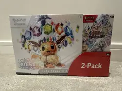 Pokemon Prismatic Evolutions Elite Trainer Box Booster Bundle 2-Pack - Image 1