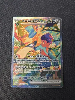 2025 Pokemon Journey Together Hop’s Zacian EX 186/159 Portuguese MP - Image 1