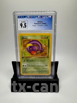 1999 Pokemon Fossil- 1st Edition Ekans 46/62 - CGC 9.5 Gem Mint - Image 1