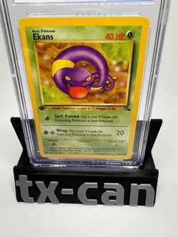 1999 Pokemon Fossil- 1st Edition Ekans 46/62 - CGC 9.5 Gem Mint - Image 2