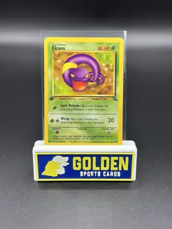 Pokemon TCG Ekans Fossil 46/62 1st Edition Common - Image 1