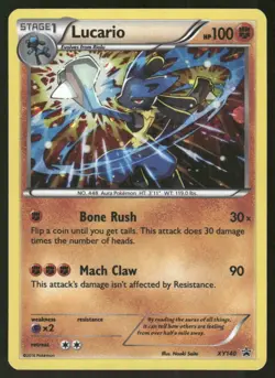 Pokemon Tcg Lucario #XY140 Pokemon Promo LP - Image 1
