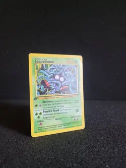 Carte Pokemon Saquedeneu - Edition 1 - 66/102 Set de Base Francaise FR Tangela - Image 2