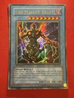 Yu-Gi-Oh! - The Masked Beast - LON-001 Labyrinth of Nightmare - 1st Edition - MP - Image 1