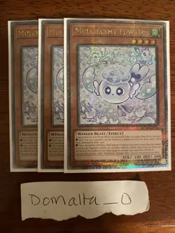 3x Yugioh Mulcharmy Fuwalos ROTA-EN024 Quarter Century Secret 1st Edition NM/VLP - Image 1