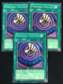YUGIOH MESMERIC CONTROL SOI-ENSE4 SECRET X3 (NM) - Image 1