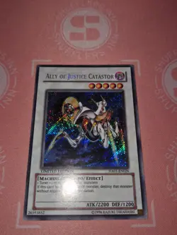 Ally Of Justice Catastor (LP) HA01-EN026 Secret Rare Limited Edition - Image 1