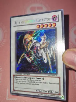 Ally Of Justice Catastor (LP) HA01-EN026 Secret Rare Limited Edition - Image 5