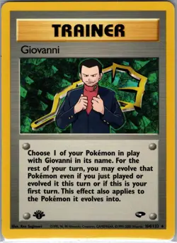 Giovanni 1st Edition 104/132 Gym Challenge - Pokemon Card - NM - Image 1