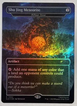 Shu Jing Meteorite (Fellwar Stone) MTG Avatar The Last Airbender Secret Lair - Image 1