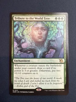 MTG Tribute to the World Tree - March of the Machine (MOM) NM - Image 1