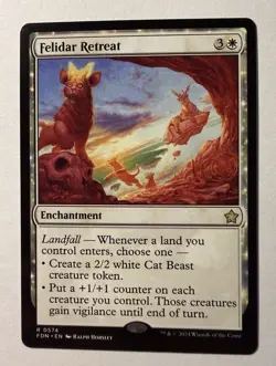 Felidar Retreat 0574 | Magic the Gathering MTG | Foundations | Rare | NM - Image 1
