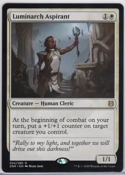 1x Luminarch Aspirant - Zendikar Rising - Near Mint - Image 1