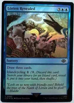 Magic the Gathering LOTR Lorien Revealed 0060 Foil NM/M - Image 1