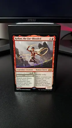 Magic The Gathering - MTG - NM - Kellan, The Fae-Blooded WOE - Image 1