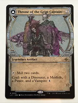 MTG The Lost Caverns of Ixalan Throne of the Grim Captain Showcase 0313 NM Rare - Image 1