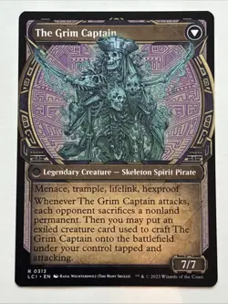 MTG The Lost Caverns of Ixalan Throne of the Grim Captain Showcase 0313 NM Rare - Image 2