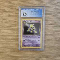Dark Alakazam #82 / Team Rocket 1st Edition / 2000 Pokemon / CGC 9,5 - Image 1