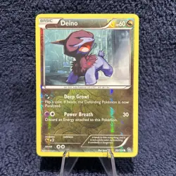 Deino Reverse Holo - 93/124 - Dragons Exalted - NM (2012) Pokemon TCG - Image 1