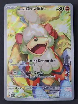Perrin #220 SIR & Hisuian Growlithe #181 IR Twilight Masquerade Pokemon TCG - Image 5