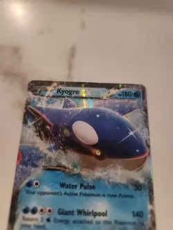 Kyogre EX Pokemon TCG Card XY41 Holo 2015 Black Star Promo - MP - Image 2