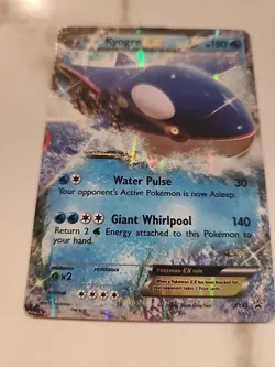 Kyogre EX Pokemon TCG Card XY41 Holo 2015 Black Star Promo - MP - Image 4