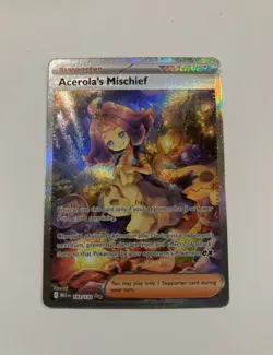 2025 Pokemon Mega Evolution Acerola's Mischief Special Illustration Rare 183/132 - Image 1