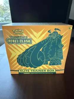 Rebel Clash Elite Trainer Box ETB Sword & Shield Pokemon Factory Sealed - Image 1