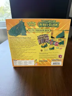 Rebel Clash Elite Trainer Box ETB Sword & Shield Pokemon Factory Sealed - Image 3