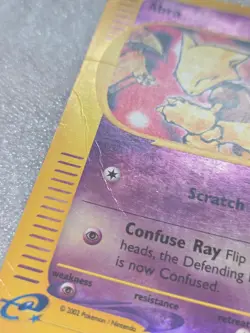 Abra 93/165 Holo Rare Pokemon Card Expedition Base 2002 - PLAYED - Image 2