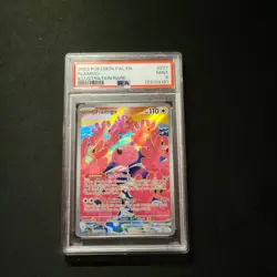 PSA 9 Flamigo 227 Illustration Rare 2023 Pokemon Pal EN Paldea Evolved Flamingo - Image 2