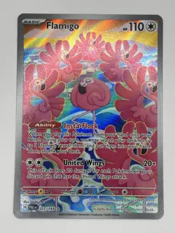 Flamigo 227/193 Illustration Rare Paldea Evolved Pokemon TCG #227 Near Mint - Image 1