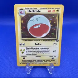Electrode 2/64 Pokemon Card TCG Jungle Unlimited Holo MP - Image 1