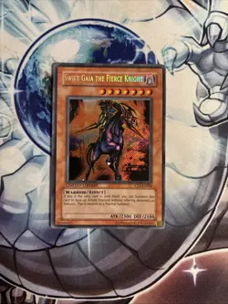 (35) Yu-Gi-Oh - Swift Gaia The Fierce Knight - CT1-EN004 - Secret Rare LP/MP - Image 1