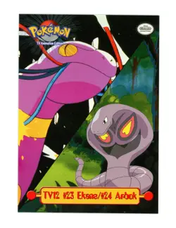 Pokemon Card - Ekans/Arbok TV12 - TV Animation Edition - Topps Series 1 - Image 1