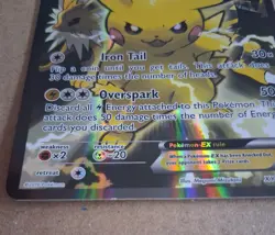 Pokemon TCG XY124 Pikachu EX Black Star Promo Card plus Jumbo Card - Image 5