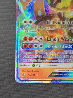 Zygarde GX 73/131 Forbidden Light Ultra Rare Holo Pokemon Card LP - Image 4