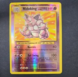 Nidoking 2016 XY Evolutions Reverse Holo Rare Pokemon Card 45/108 (NM) - Image 1