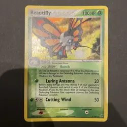 Pokemon TCG Beautifly EX Deoxys Holo Card 2/107 Rare Diamond and Pearl LP 2005 - Image 3